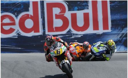 Rossi vs. Marquez stalking Bradl