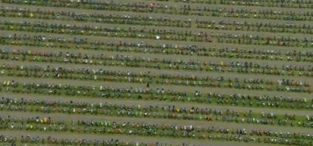 The bike lot at Assen for the 2015 TT.