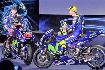 Vinales and Rossi promo shot