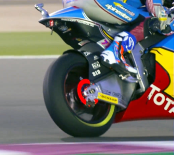 Marquez Moto2 Brakes on Fire