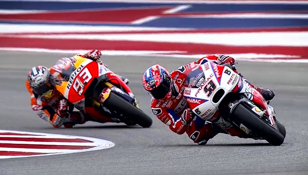 Marquez and Petrucci at Misano 2017